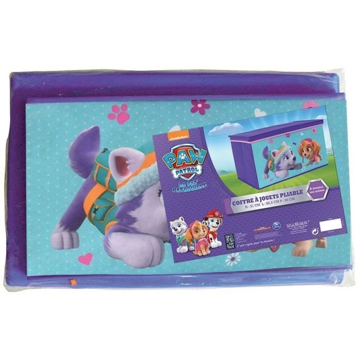 Baú de Brinquedos Dobrável Fun House Paw Patrol para Crianças