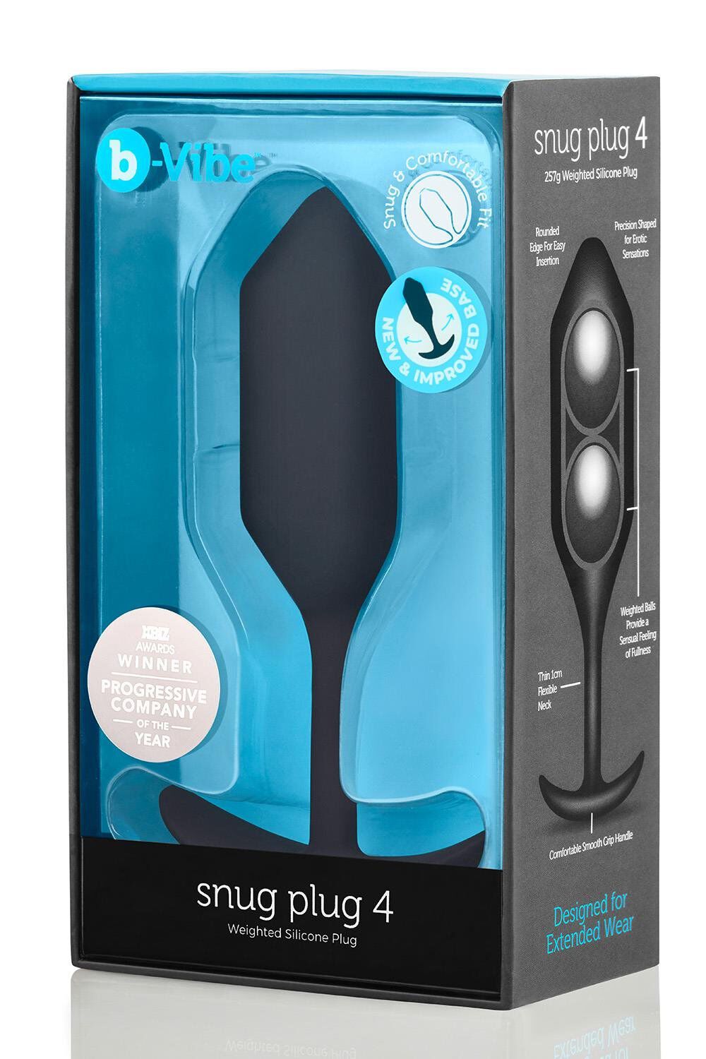 B-Vibe Snug Plug 4 Sort