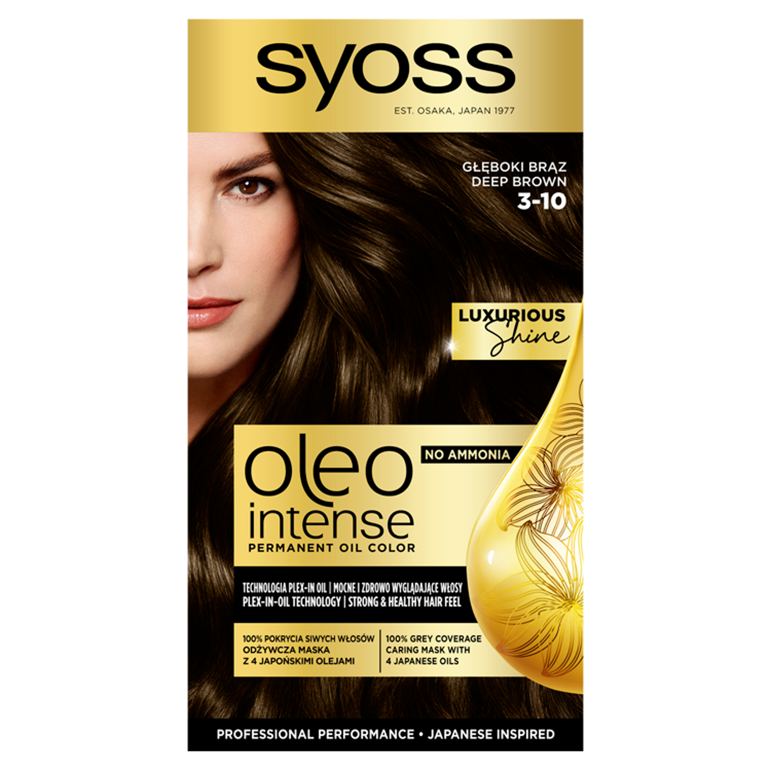 Syoss matu krāsa 7-10 dabīgi blonda Oleo Intense