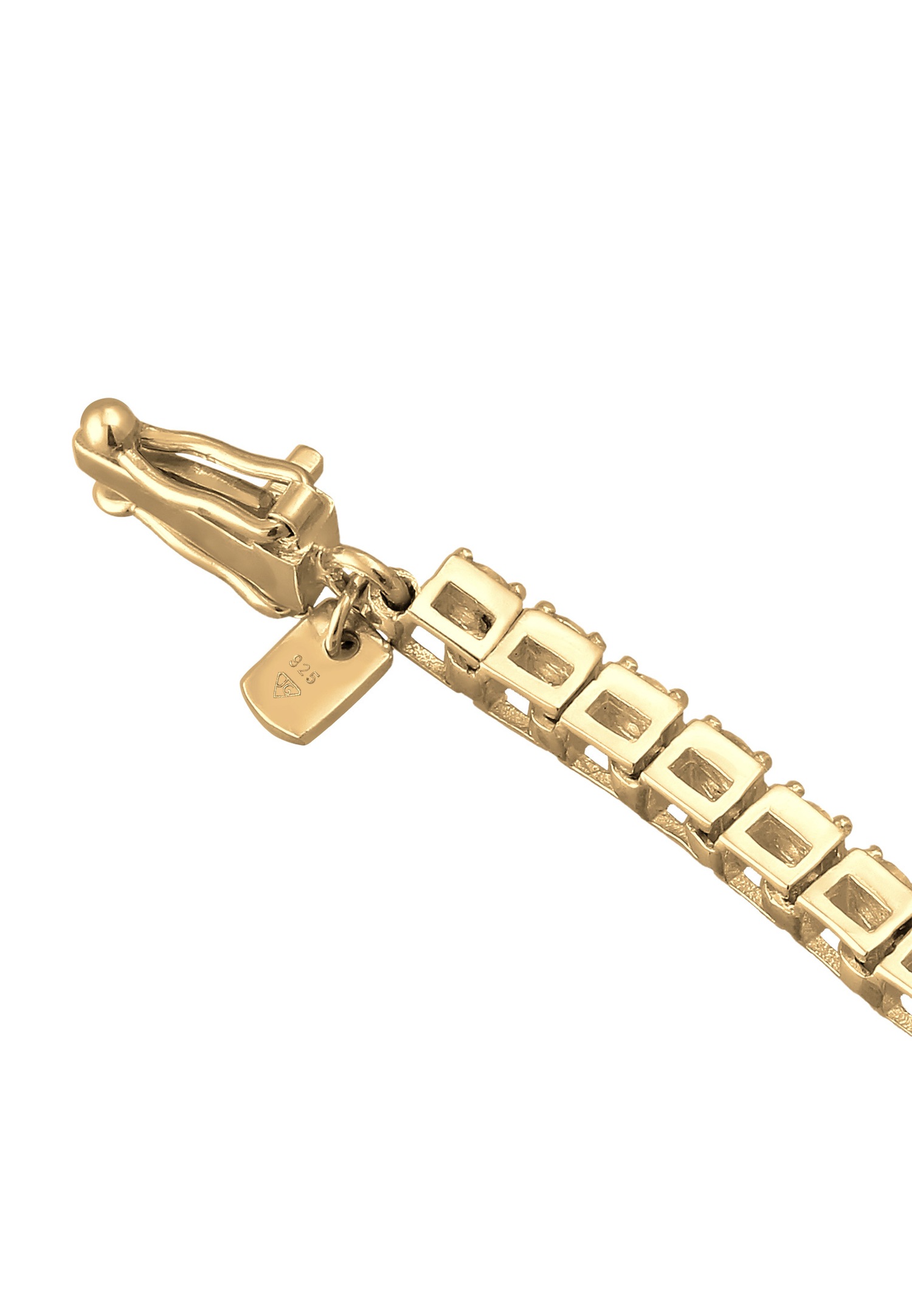 KUZZOI Hommes Bracelet de tennis élégant avec cristaux de zirconium en argent sterling 925