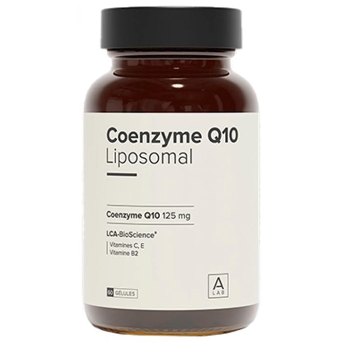 Coenzima Q10 liposomal de A-Lab: antioxidante, antienvejecimiento, absorción mejorada, 60 cápsulas.