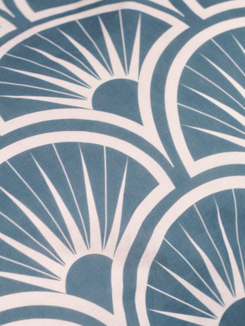 Juego de cama estampado - doble - AZUL