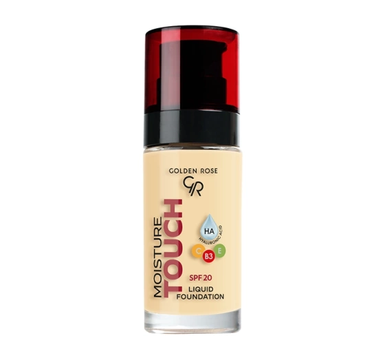 Golden Rose Moisture Touch SPF20 nawilżający podkład do twarzy 102 30 ml
