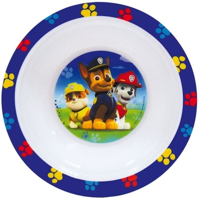 Juego de vajilla - FUN HOUSE - PATRULLA CANINA - Vaso, 2 platos hondos de Ø16 cm, cubiertos, botella de agua, vaso y taza.