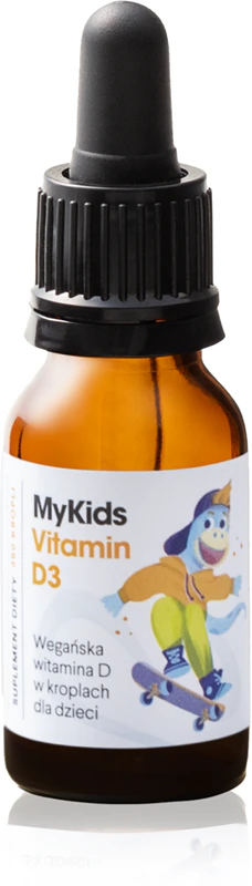 Health Labs Care MyKids Suplemento alimentar em gotas de vitamina D3 para fortalecer a imunidade