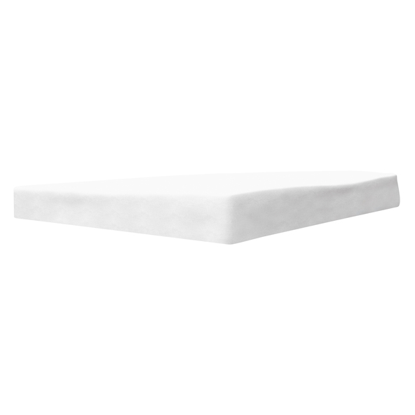 Cearșaf cu elastic din jerseu de iarnă, 140-160 x 200 cm, alb