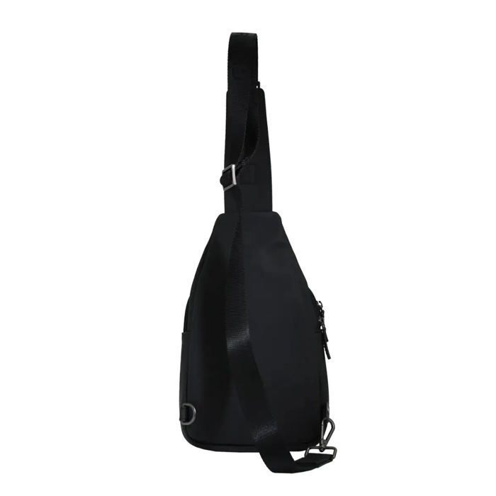 Funda tipo cartera con cremallera Chabrand Touch Bis, color negro/gris.