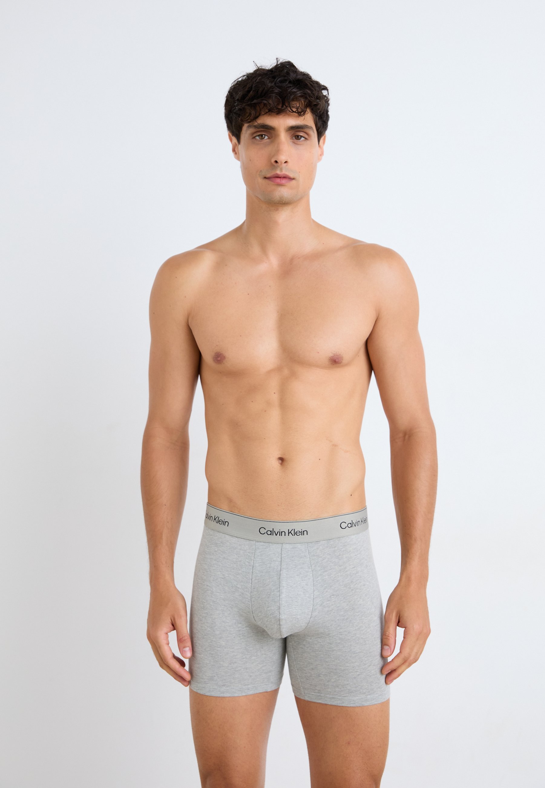 Calvin Klein Ondergoed BOXERBRIEF 3-PACK ICON KATOEN STRETCH - Broekjes - capri rose, grey heather, antq moss