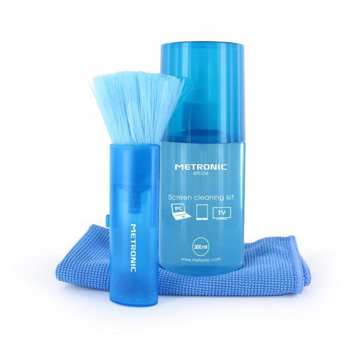 Kit de limpeza em spray de 200ml para todos os tipos de telas.