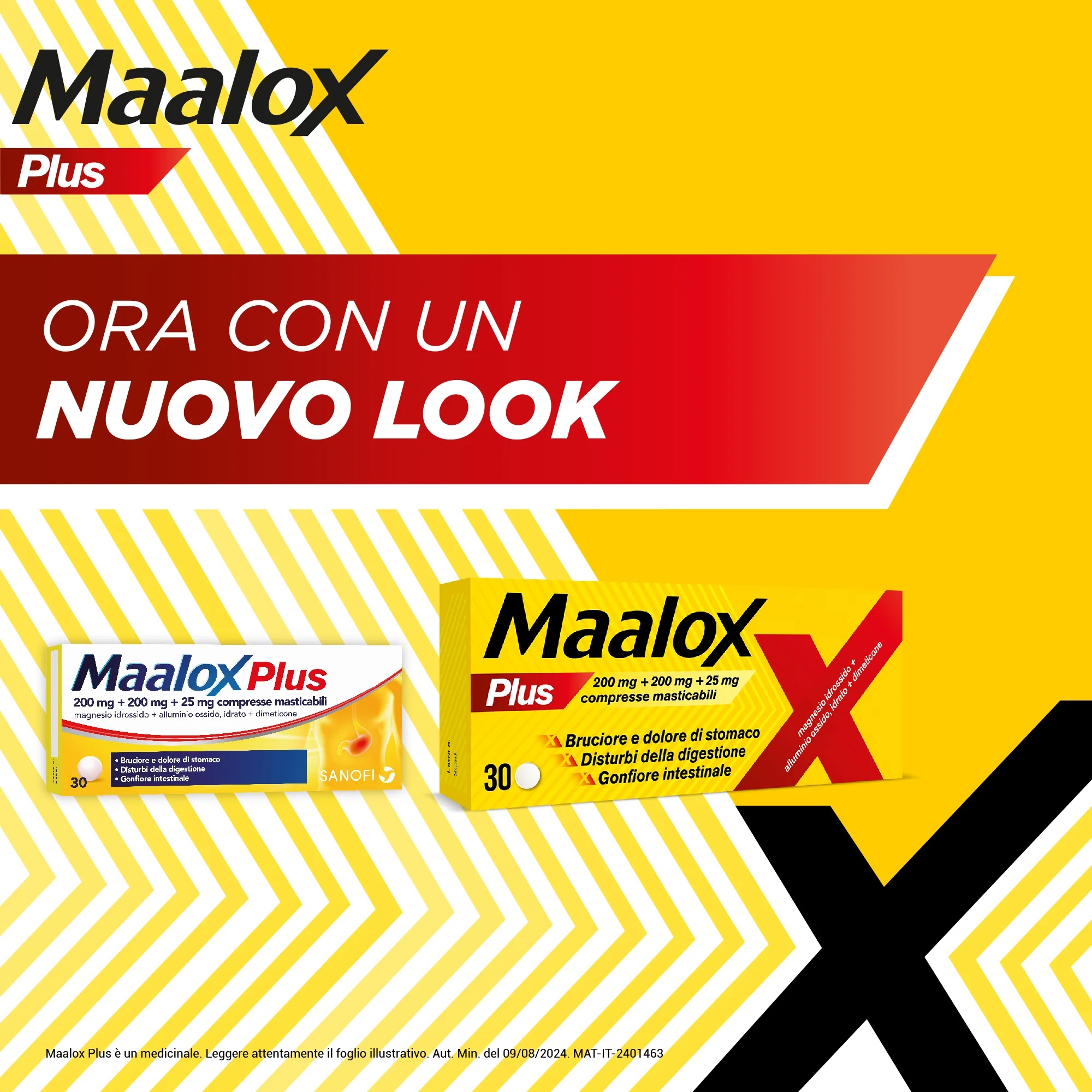MAALOX Maalox Plus 30 comprimés à croquer Antiacide contre les gonflements