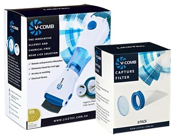 Licetec V-Comb pedikulozė