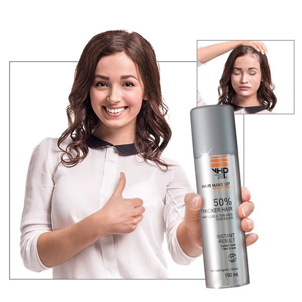 Лак за густу косу за тамно смеђу косу Volume Hair Plus 150 мл