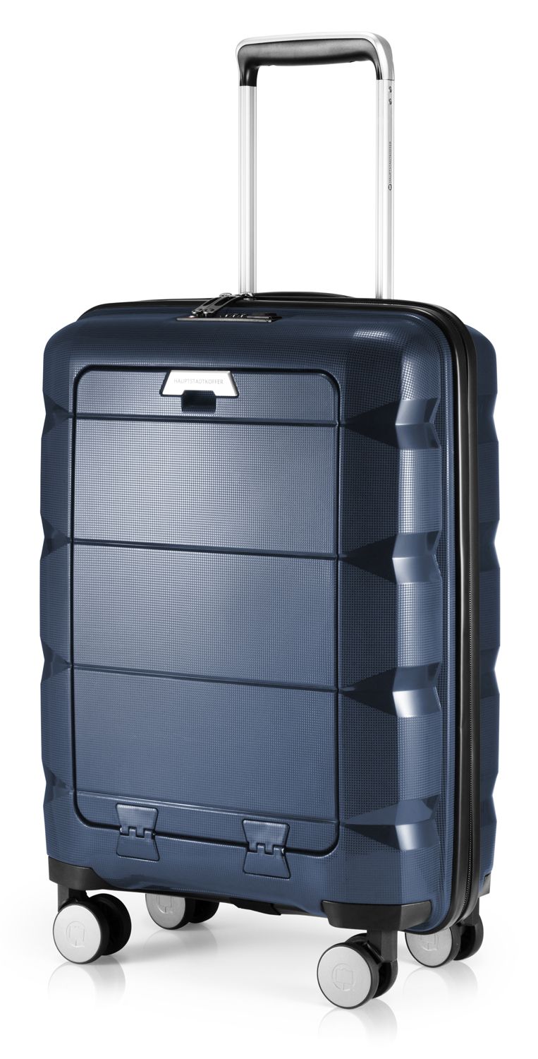 Britz – Handgepäck-Hartschalenkoffer-Trolley, TSA-konform, 55 cm, 34 Liter, dunkelgrün