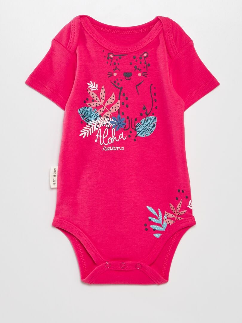 Conjunto de 2 bodys 'Petit Béguin' - ROSA