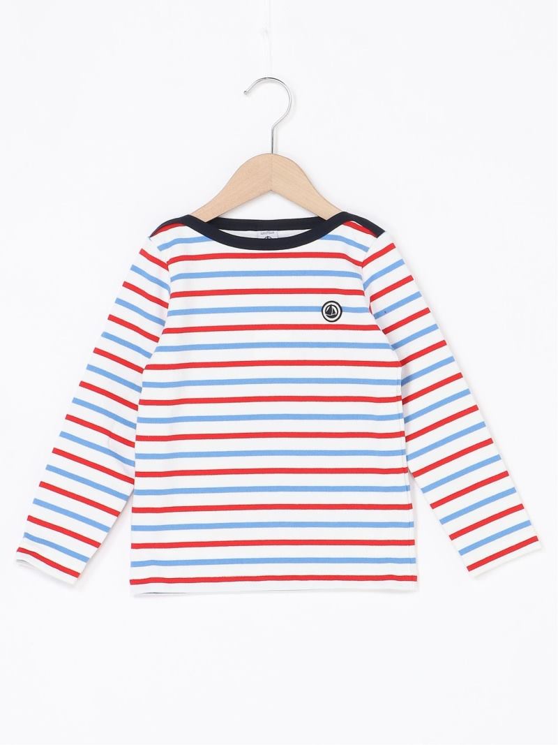 (K) Pull à manches longues Marinière