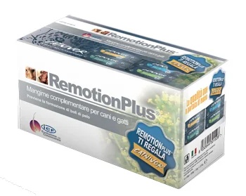 ICF Remotion Plus, suplemento alimenticio contra tricobezoares para perros y gatos, 50 g.