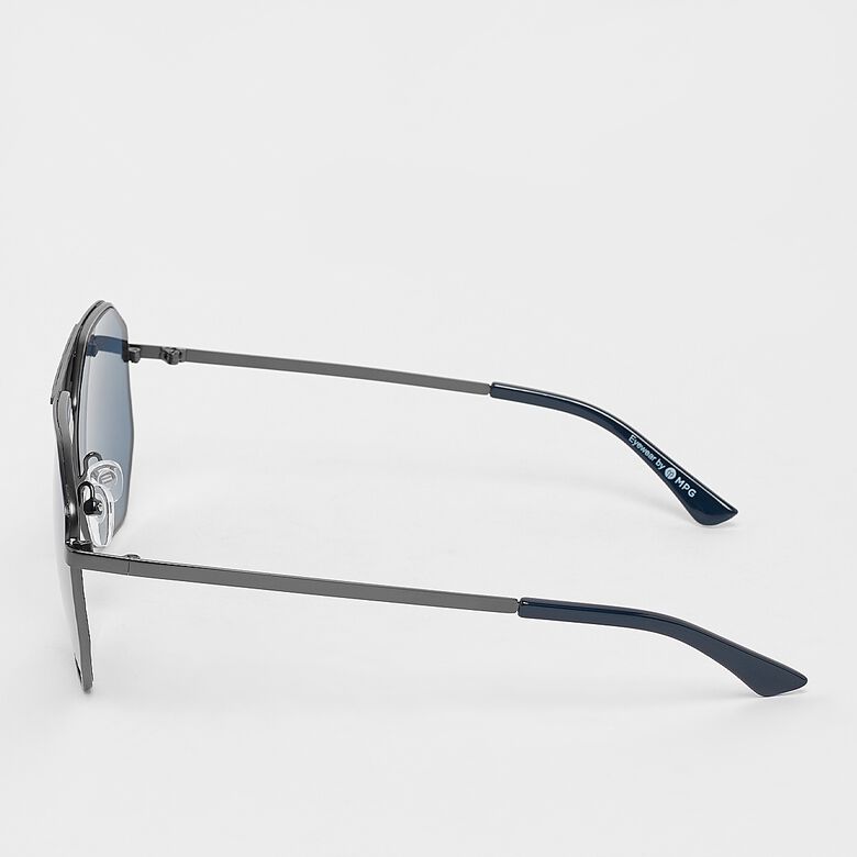 Okrągły Aviador gafas de sol - dorado, murzyn