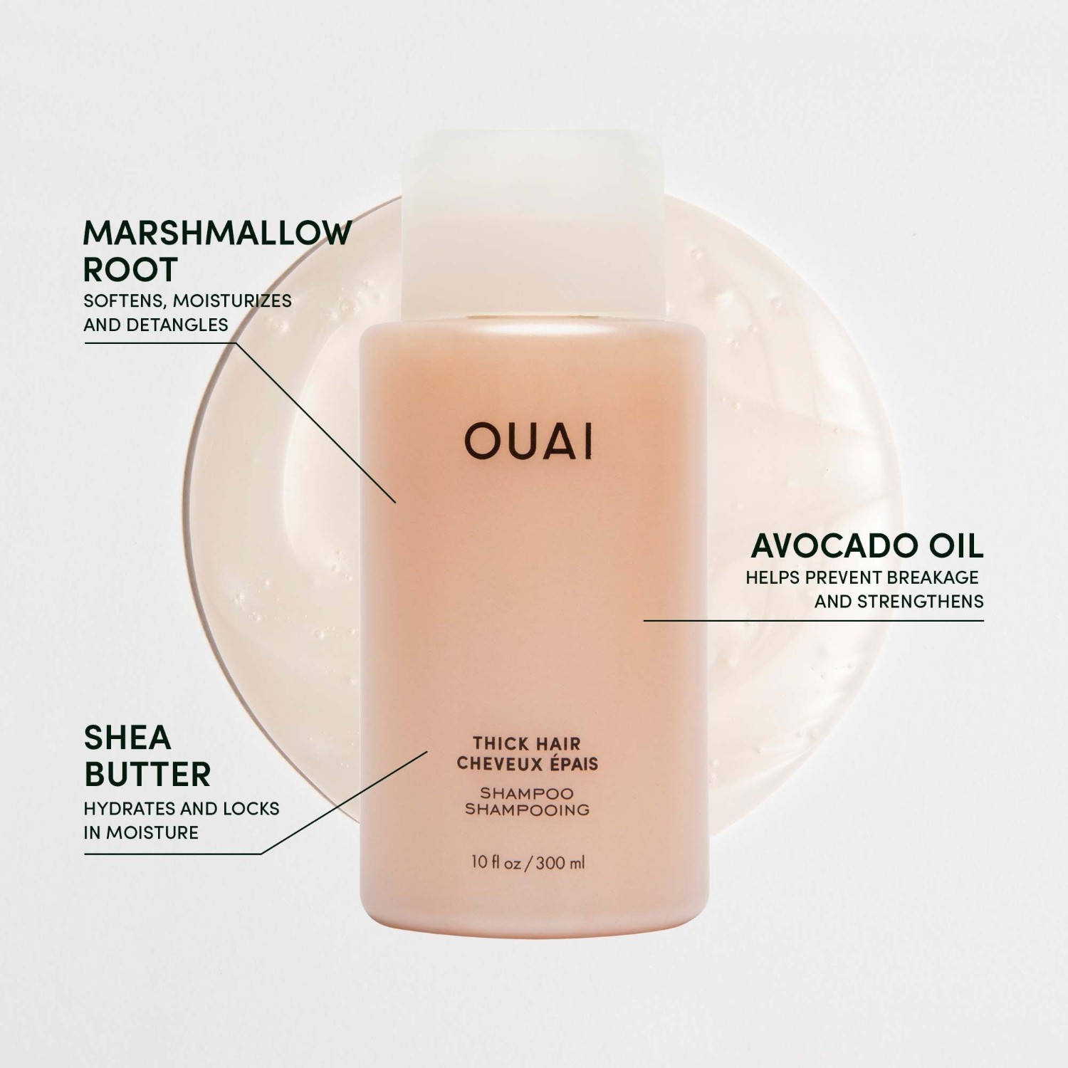 Šampón Ouai für dickes Haar – 89 ml