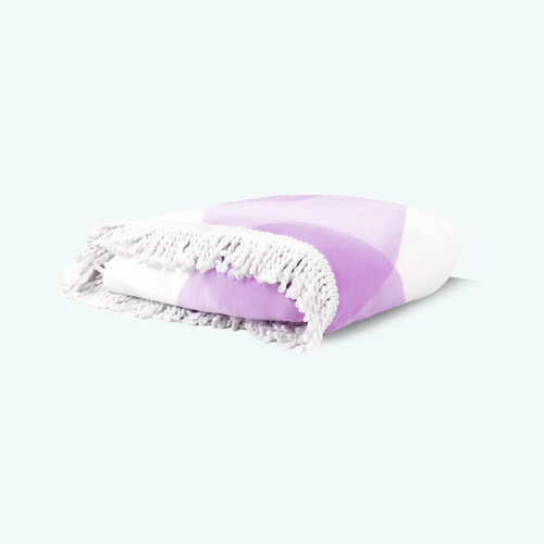 Cabaia Serviette rund Atoll Ari violett
