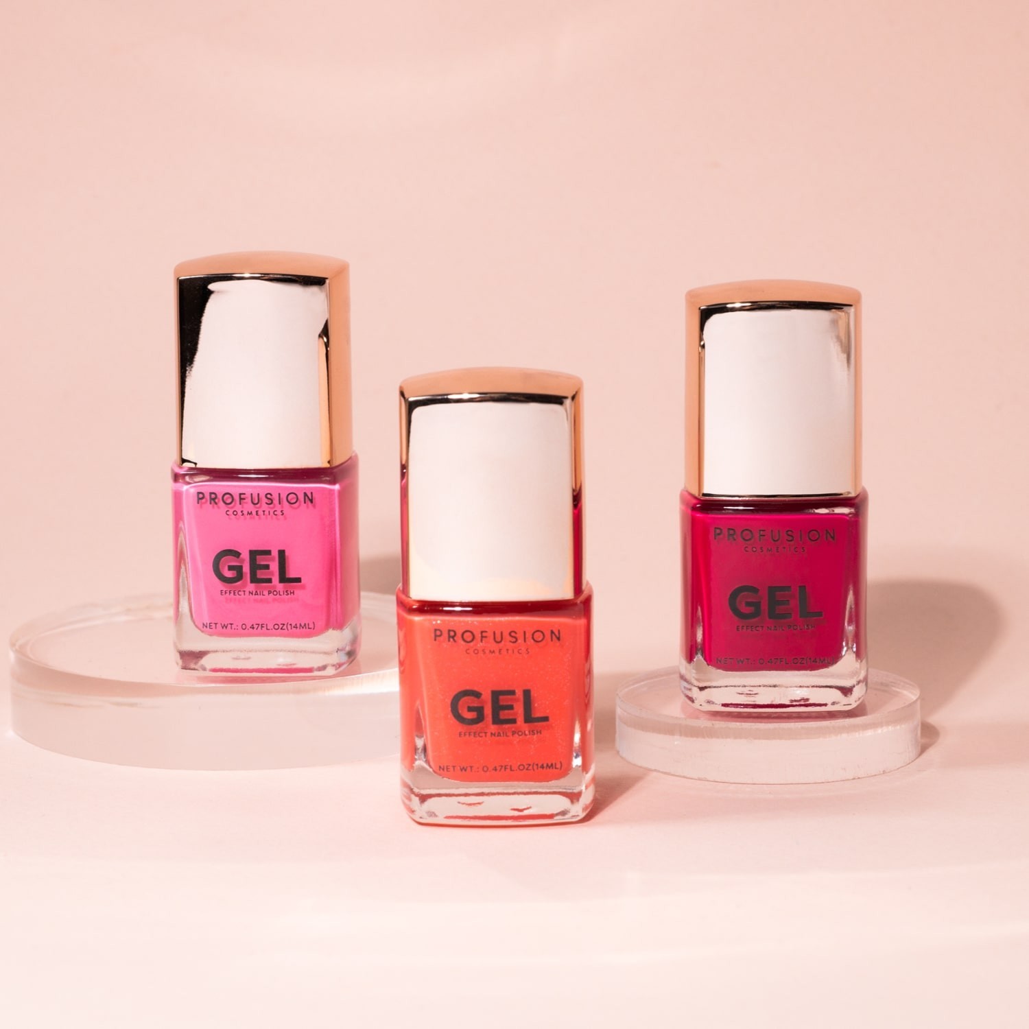 Profusion Set 3 vernis effet gel