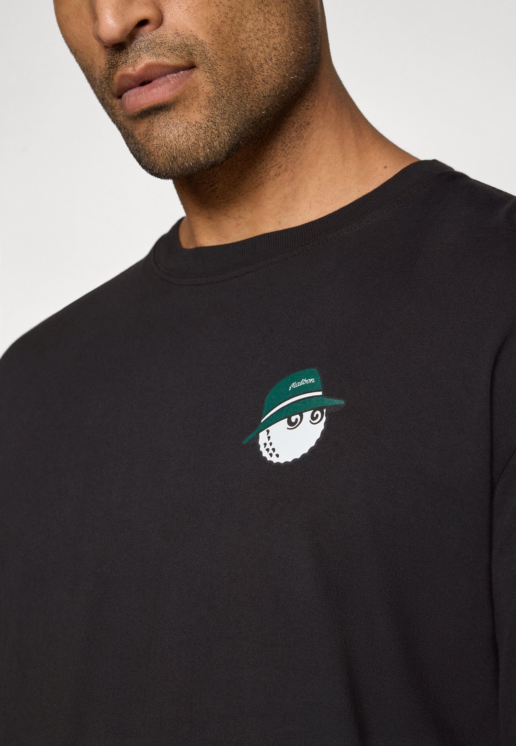 Camiseta Malbon GORSE COOPER - Manga comprida - preta