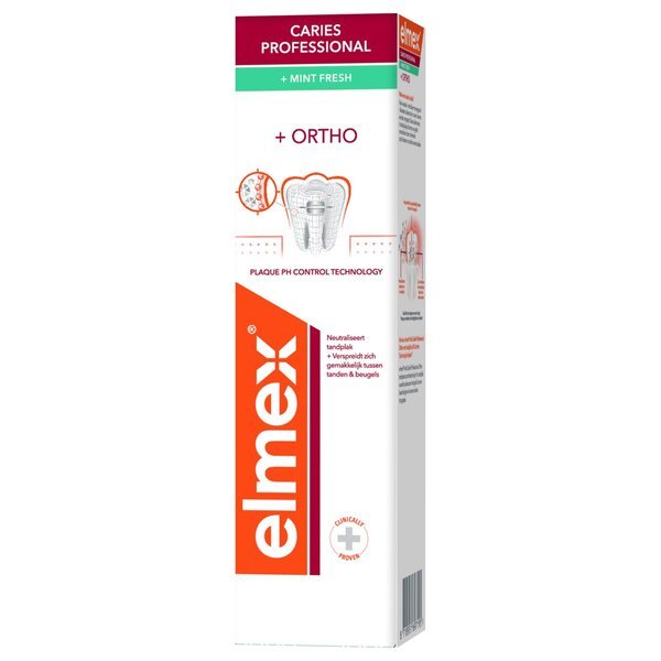 Zubná pasta Elmex proti zubnému kazu Prof Orthodontics 75 ml