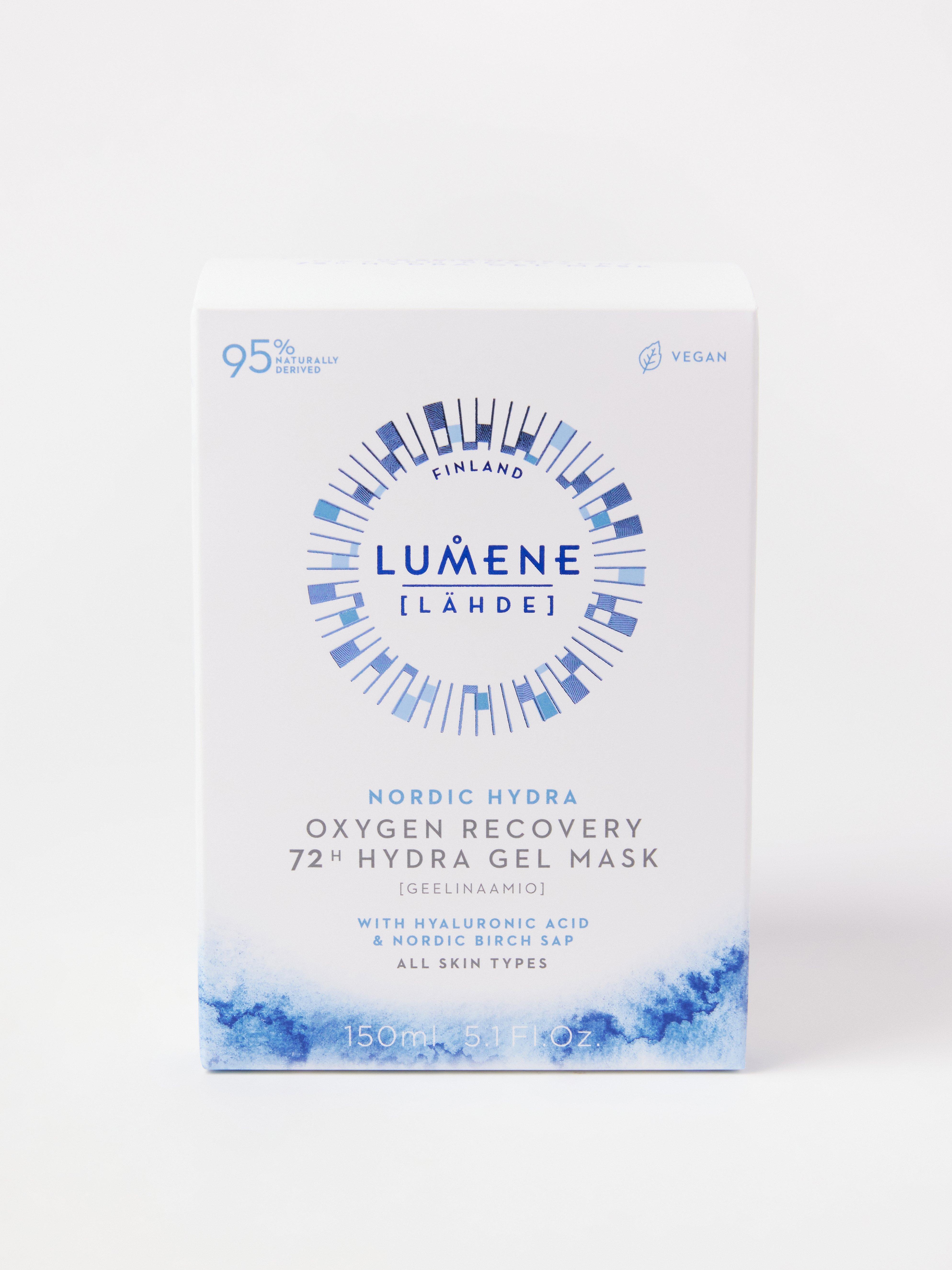 Lumene Nordic Hydra Oxygen Recovery 72h Hydra Gel Mask bez barvy