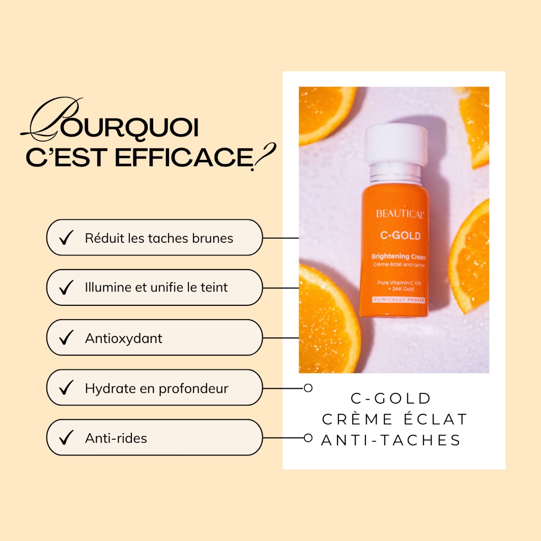 Beautical C-GOLD Crème Éclat Anti-Taches