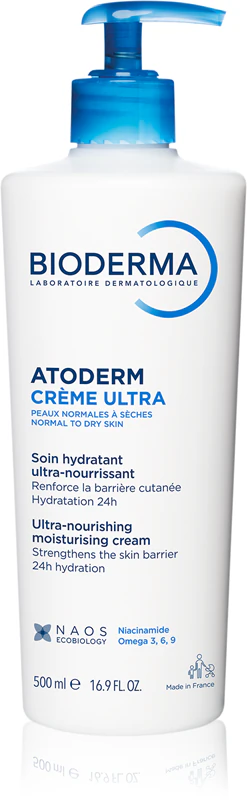 Bioderma Atoderm Créme Creme Corporal Ultranutritivo para Pele Normal, Seca e Sensível, Sem Fragrância