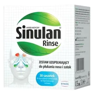 Sinulan Rinse, Zestaw uzupełniający, Saszetki