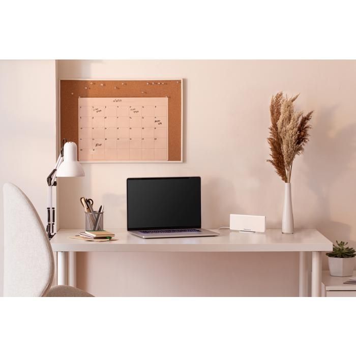 Radiador eléctrico inteligente horizontal INGENIO 4 de 1000 W, blanco mate - THERMOR - 479323