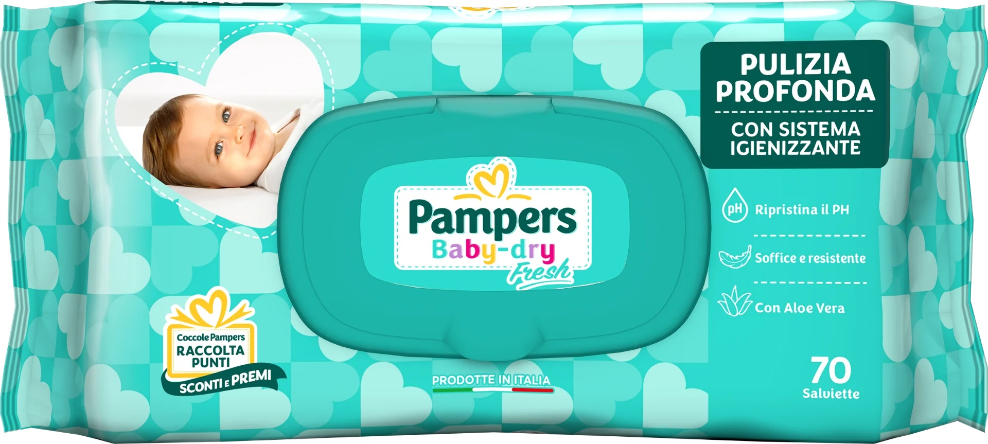 PAMPERS Pampers Baby Fresh Exclusive Formula 70 stuks babydoekjes
