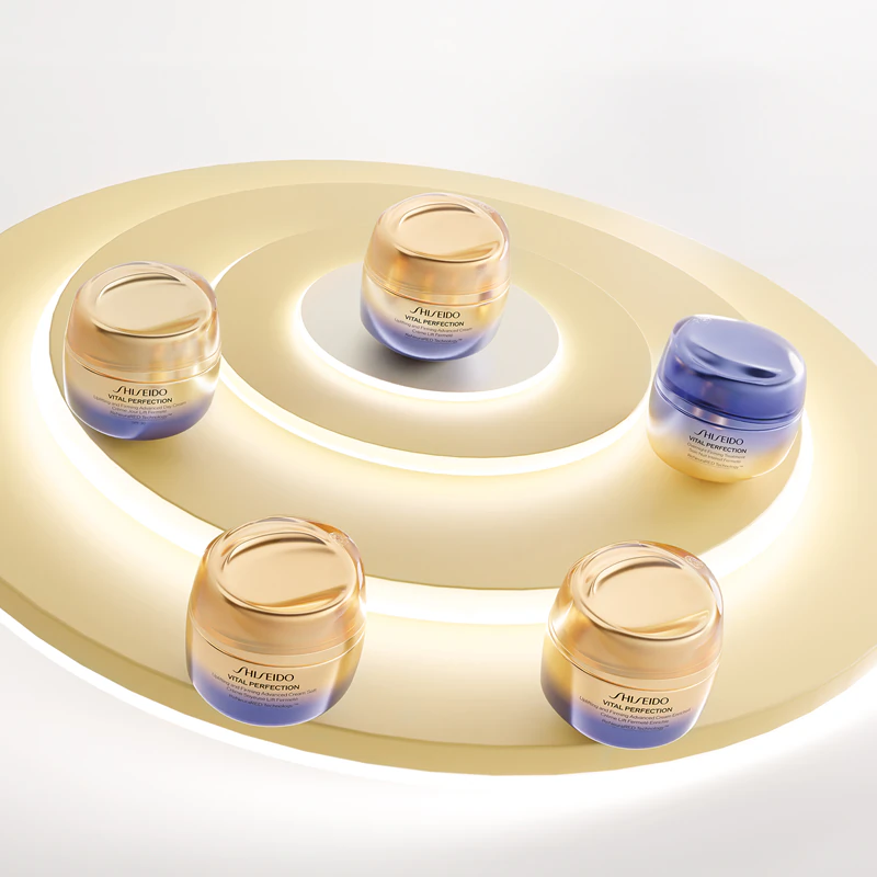 Shiseido Vital Perfection Creme Firmador e Revigorante Avançado - Creme de Dia e Noite Intensivo e Firmador para Pele Seca