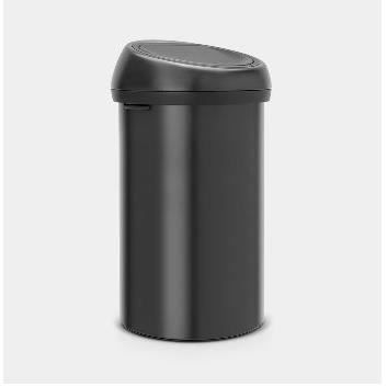 Cubo de basura táctil BRABANTIA - 60L - Negro mate