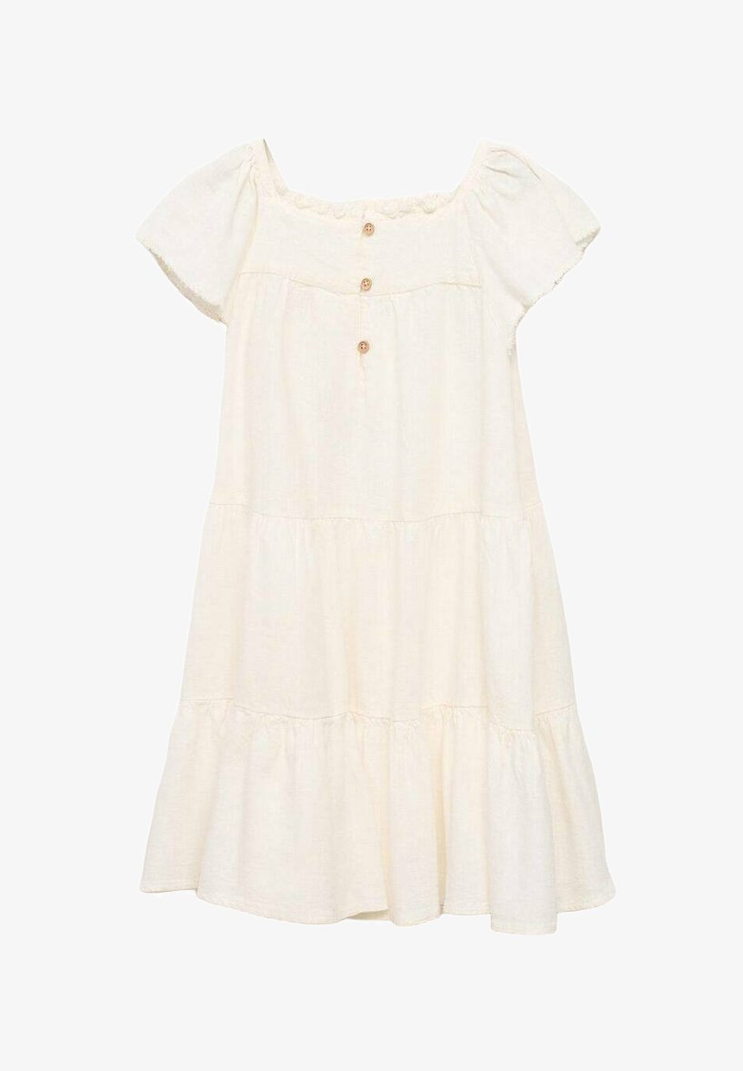 Mango Kids SAVANA - Overhemdjurk - wit