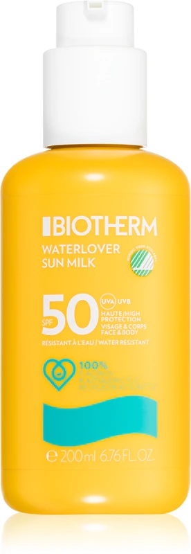 Biotherm Waterlover Sun Milk SPF 50 vodoodporno mleko za sončenje SPF 50