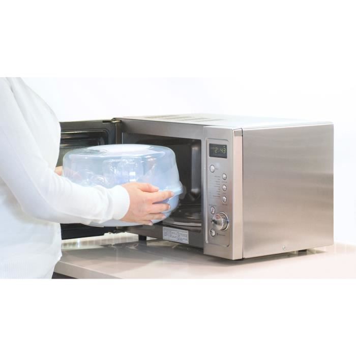 Sterilizzatore a microonde - PHILIPS AVENT - Vapore rapido - Blu/Bianco - Sterilizza in 2 minuti - Design compatto