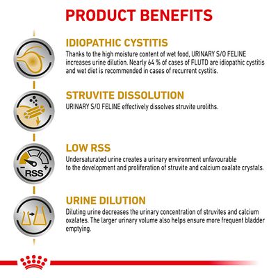 Royal Canin Veterinary Feline Urinary S/O σε σάλτσα