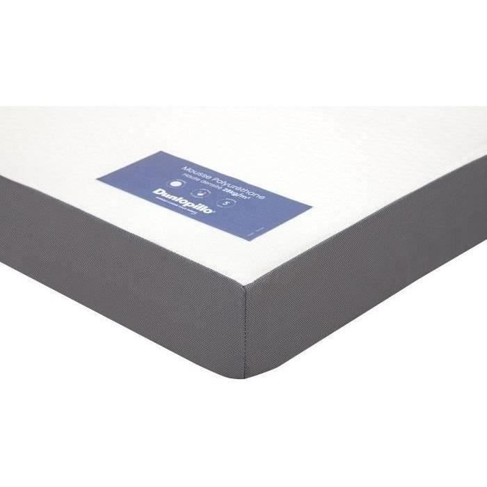 DUNLOPILLO Banquette BZ 2 places - Gris - RÊVEUR