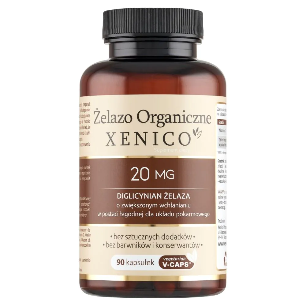 Xenico Żelazo organiczne, Kapsułki