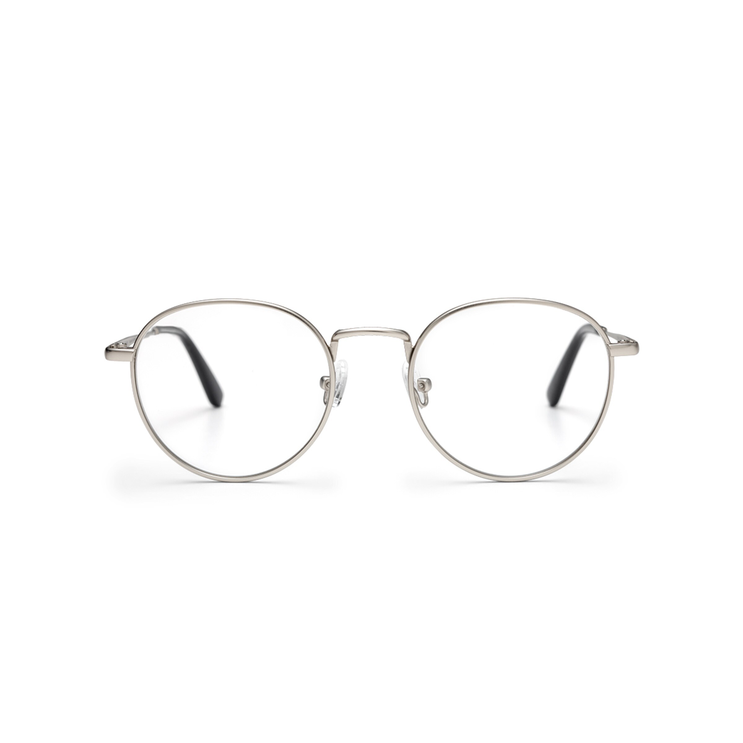 Londres Small Matt Silver avec verres correcteurs
