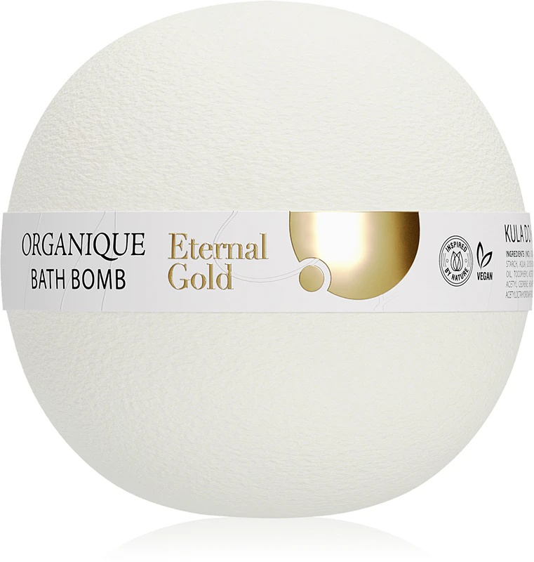 Organique Eternal Gold gladilne kopalne kroglice za nego