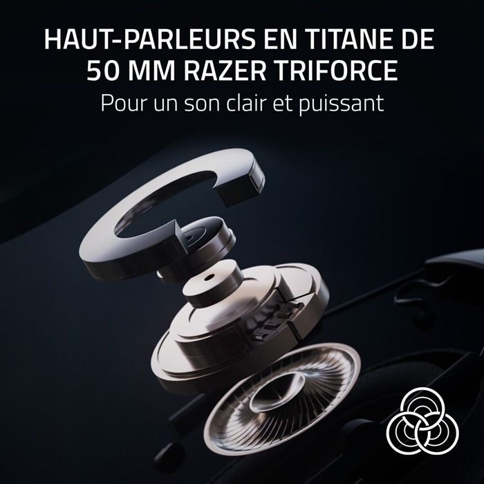 Razer BlackShark V2 Pro PC Headset - Wireless - Black