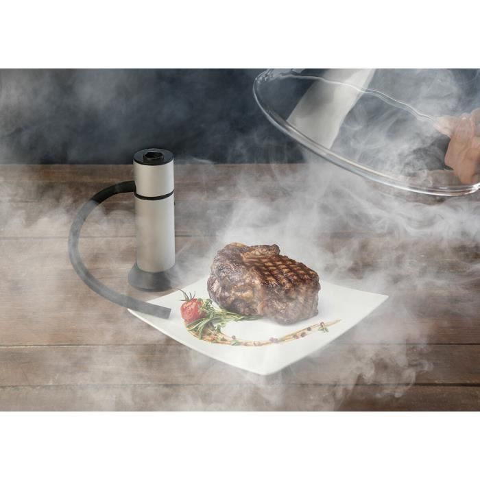 Mini affumicatore elettrico da tavolo - ROSENSTEIN & SOHNE - Affumicatura a freddo - Portatile - Alluminio
