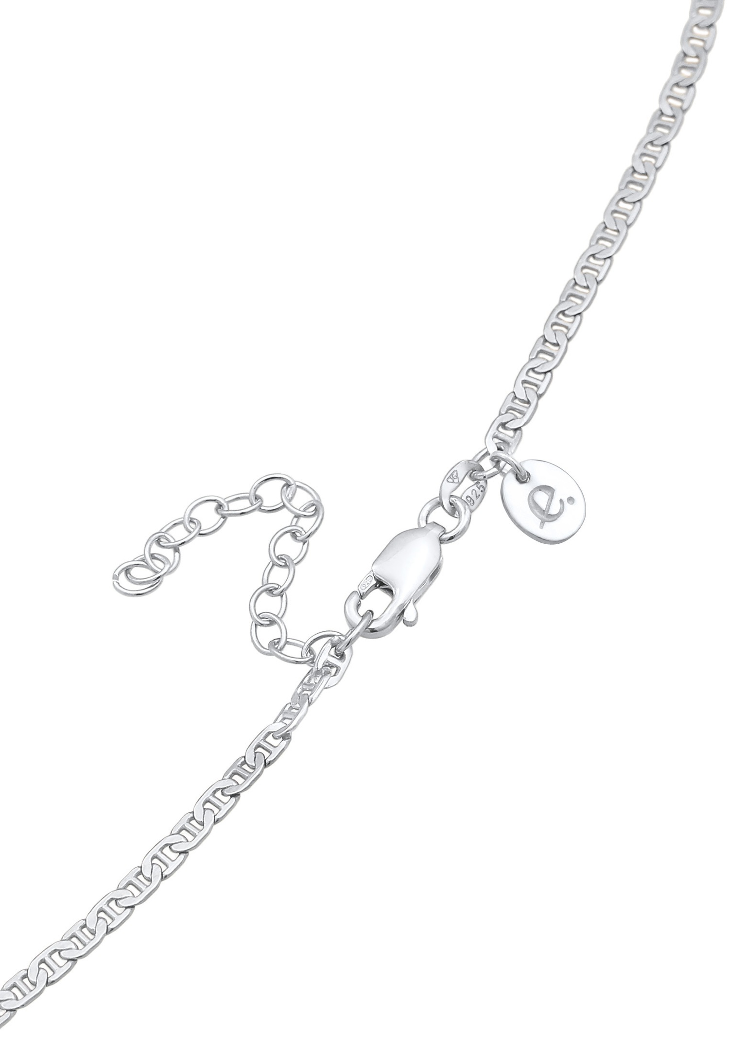Elli PREMIUM Chaînette ras-du-cou pour femmes, réglable, tendance minimale, en argent sterling 925.
