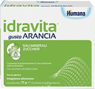 HUMANA Humana Idravita Sinaasappel 12 zakjes Voedingssupplement met mineraalzout