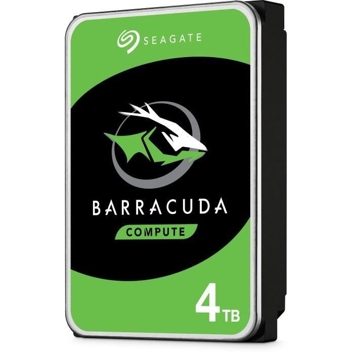 SEAGATE - Disco rigido interno HDD - BarraCuda - 4TB - 5400 RPM - 3,5