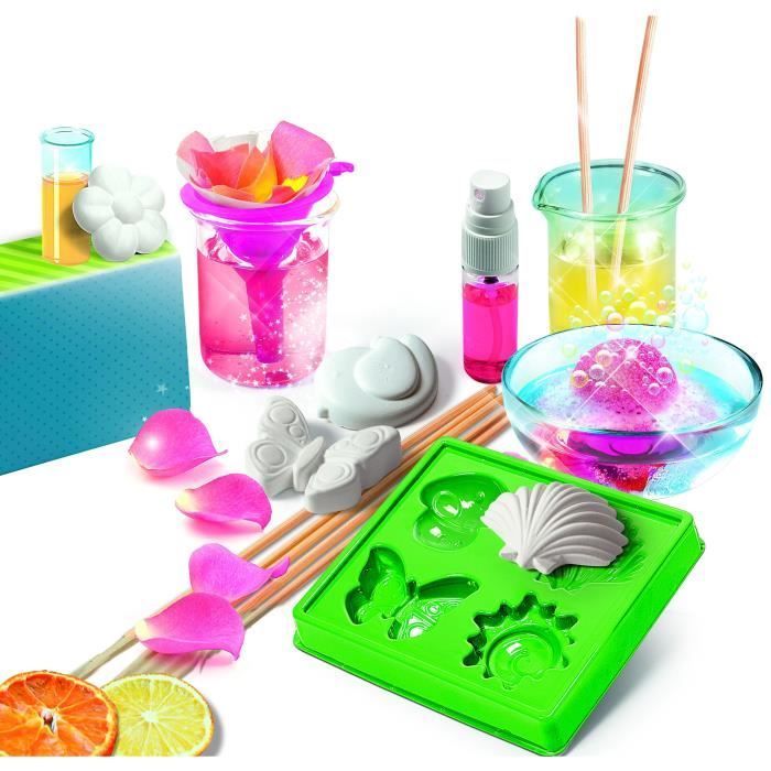 Kit de belleza casero - Clementoni - Jabones con forma de conchas marinas, mariposas y soles - Para niños a partir de 8 años