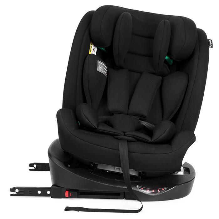 i-Size 360° ISOFIX car seat + Top Tether 40-150 cm, rear/forward facing, ECE R129, black