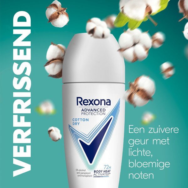 Rexona Advanced Protection Cotton Dry antiperspirantni valjček<br>50ml